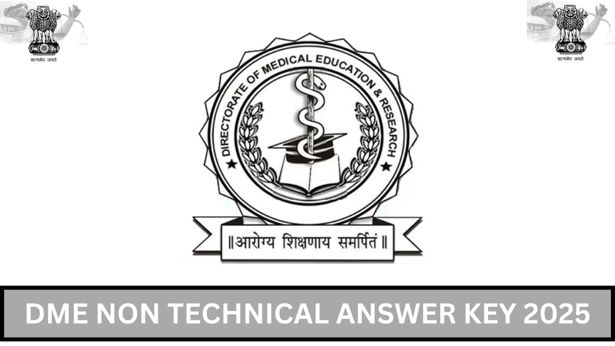 DME Non Technical Answer Key 2025