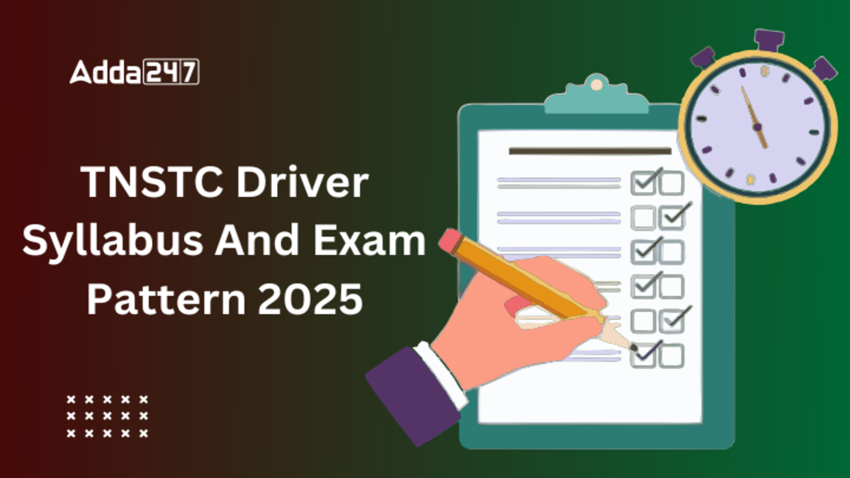TNSTC Driver Syllabus