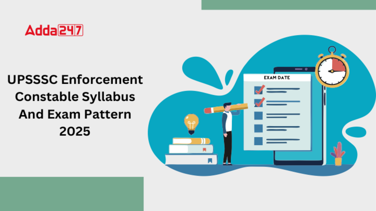 UPSSSC Enforcement Constable Syllabus