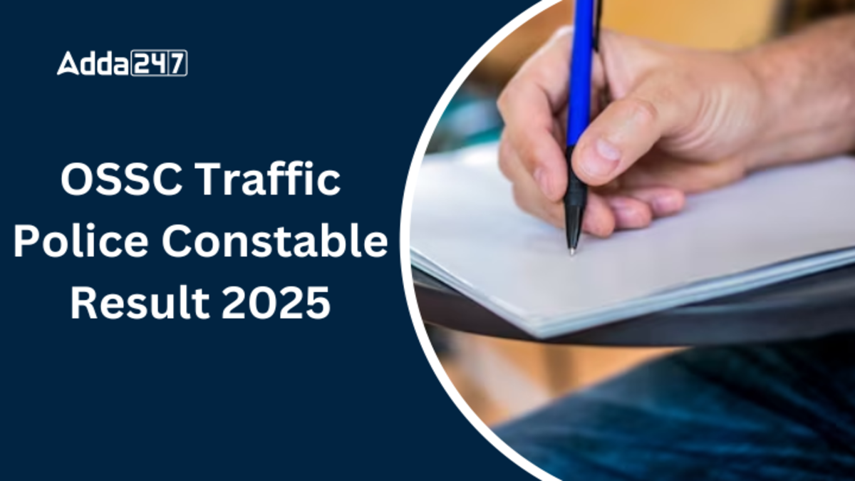 OSSC Traffic Police Constable Result 2025