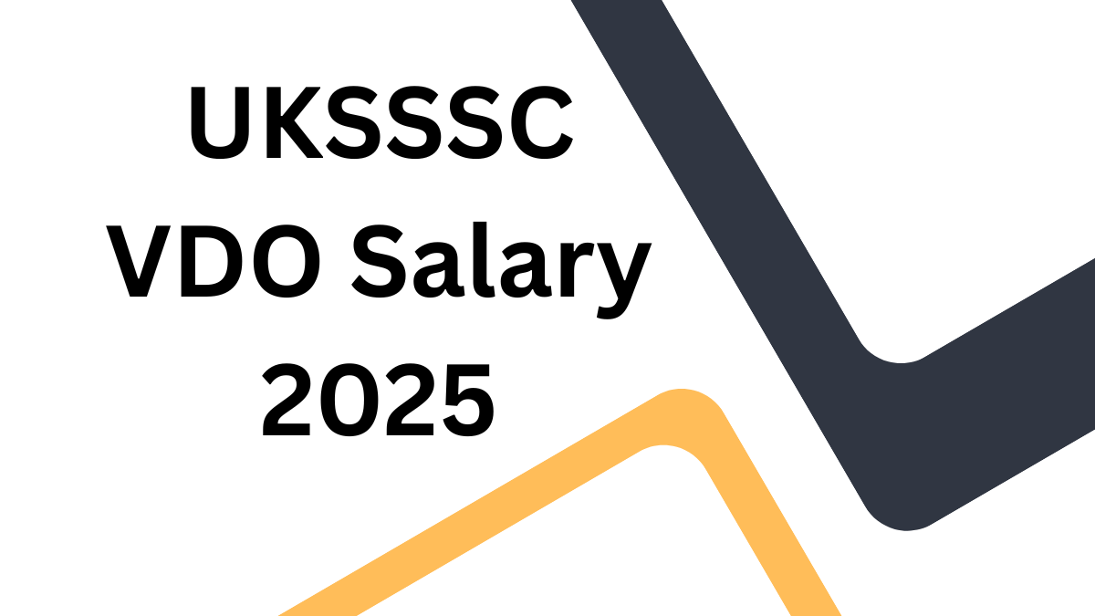 UKSSSC VDO Salary 2025