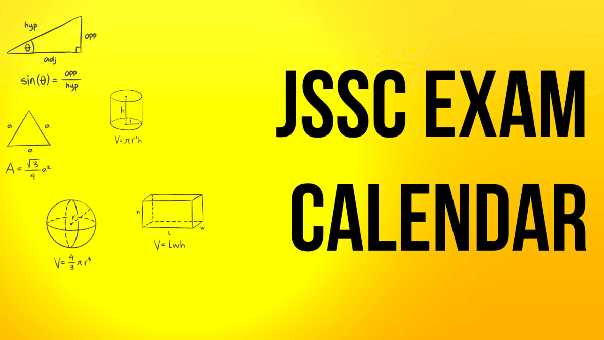 JSSC Exam Calendar
