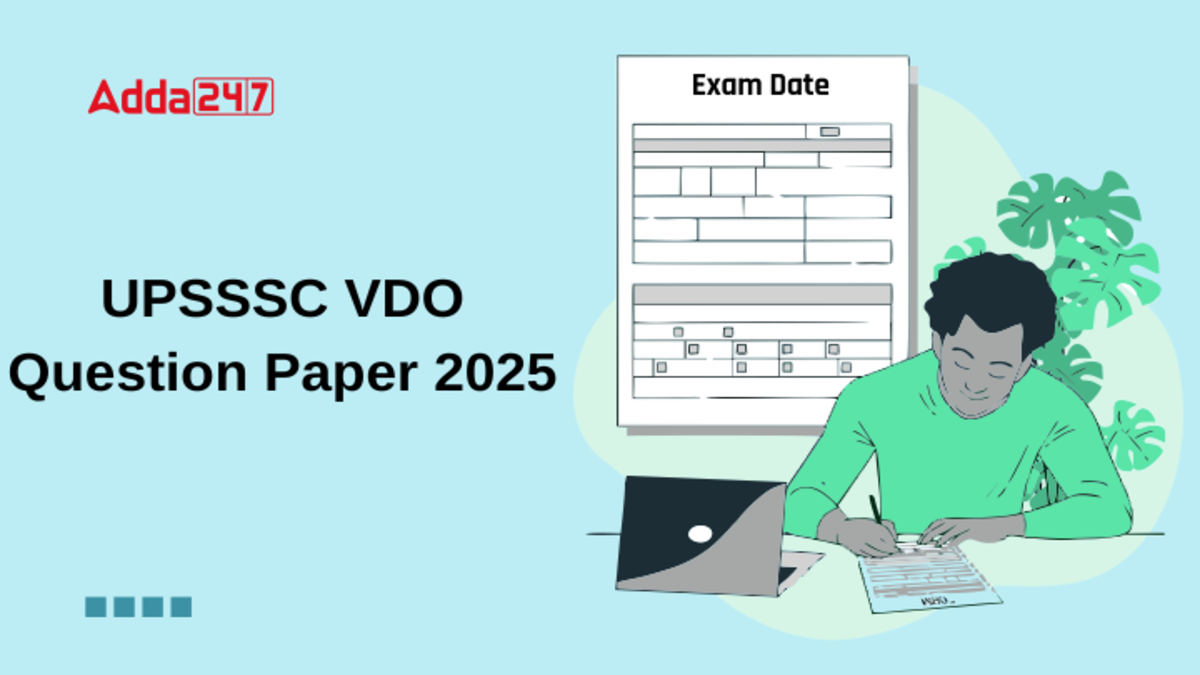 UPSSSC VDO Question Paper 2025