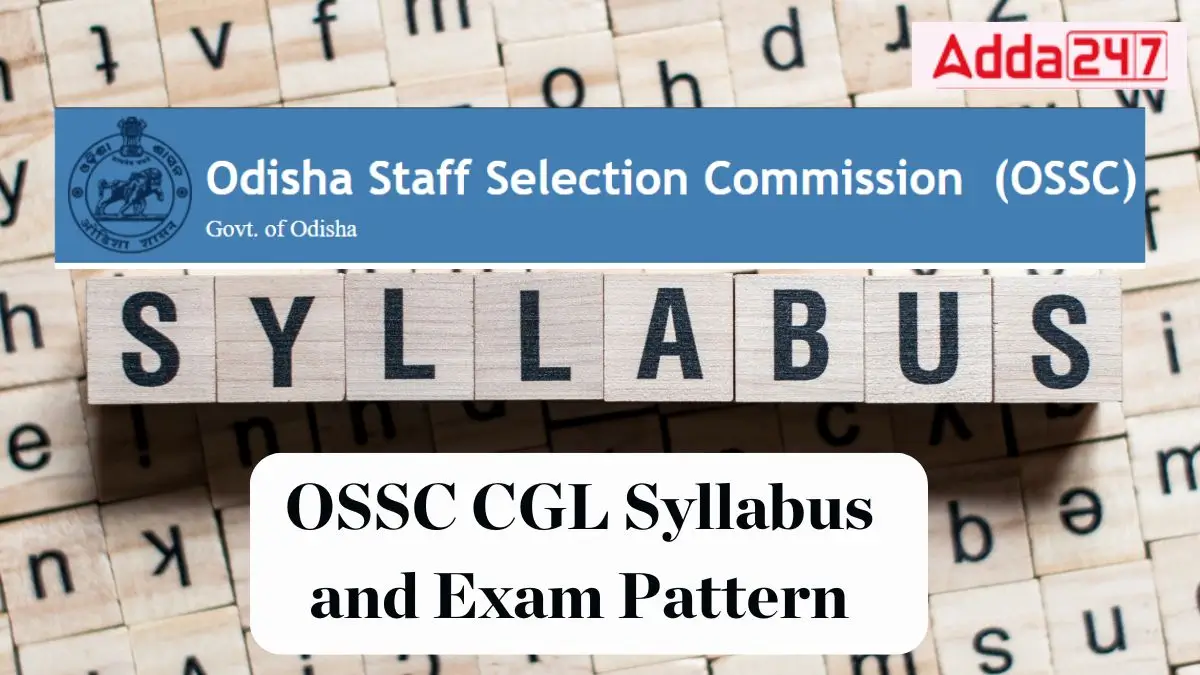 ossc cgl syllabus