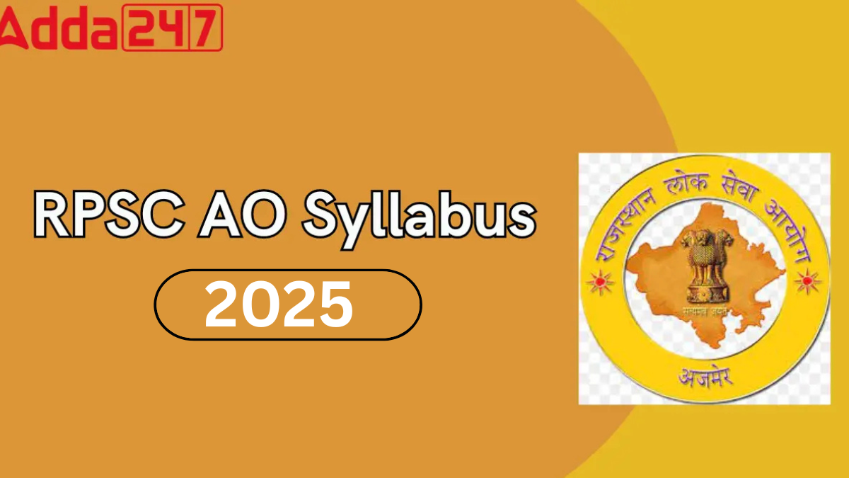 RPSC Agriculture Officer Syllabus 2025 and Exam Pattern