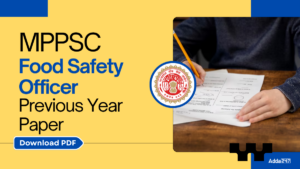 MP Food Safety Officer Previous Year Question Paper