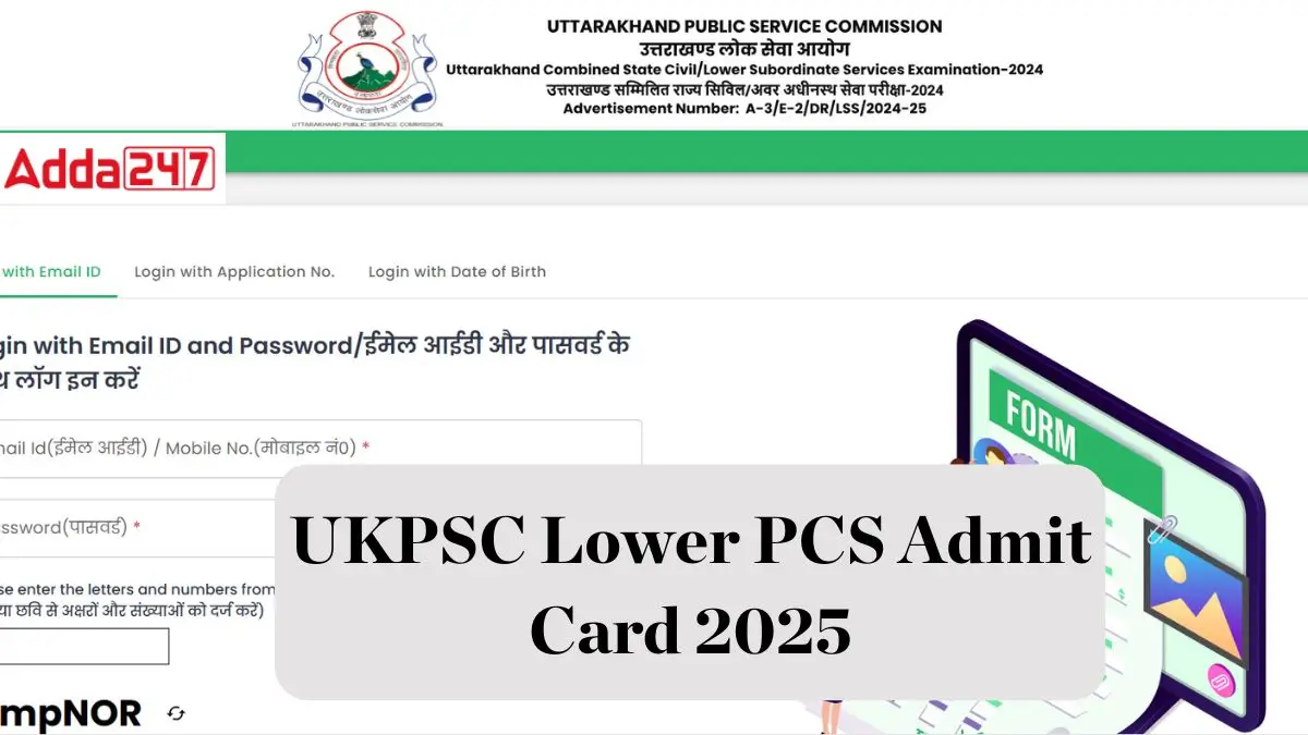 UKPSC Lower PCS Admit Card 2025