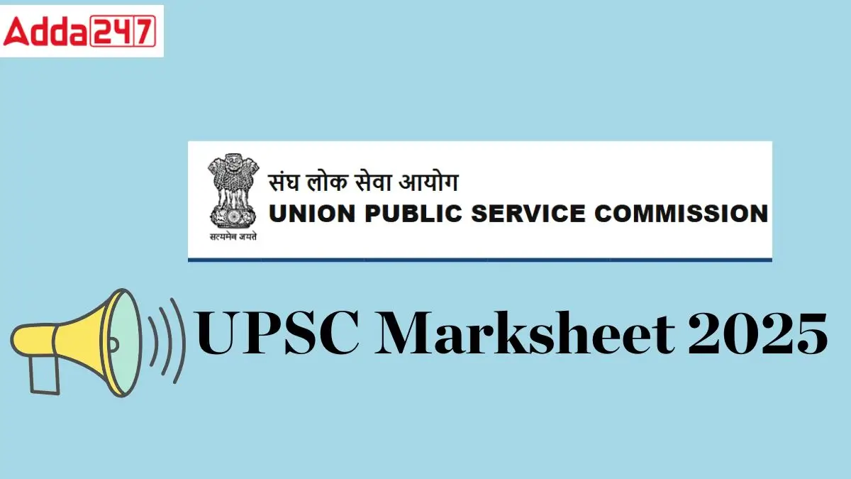 upsc marksheet 2025