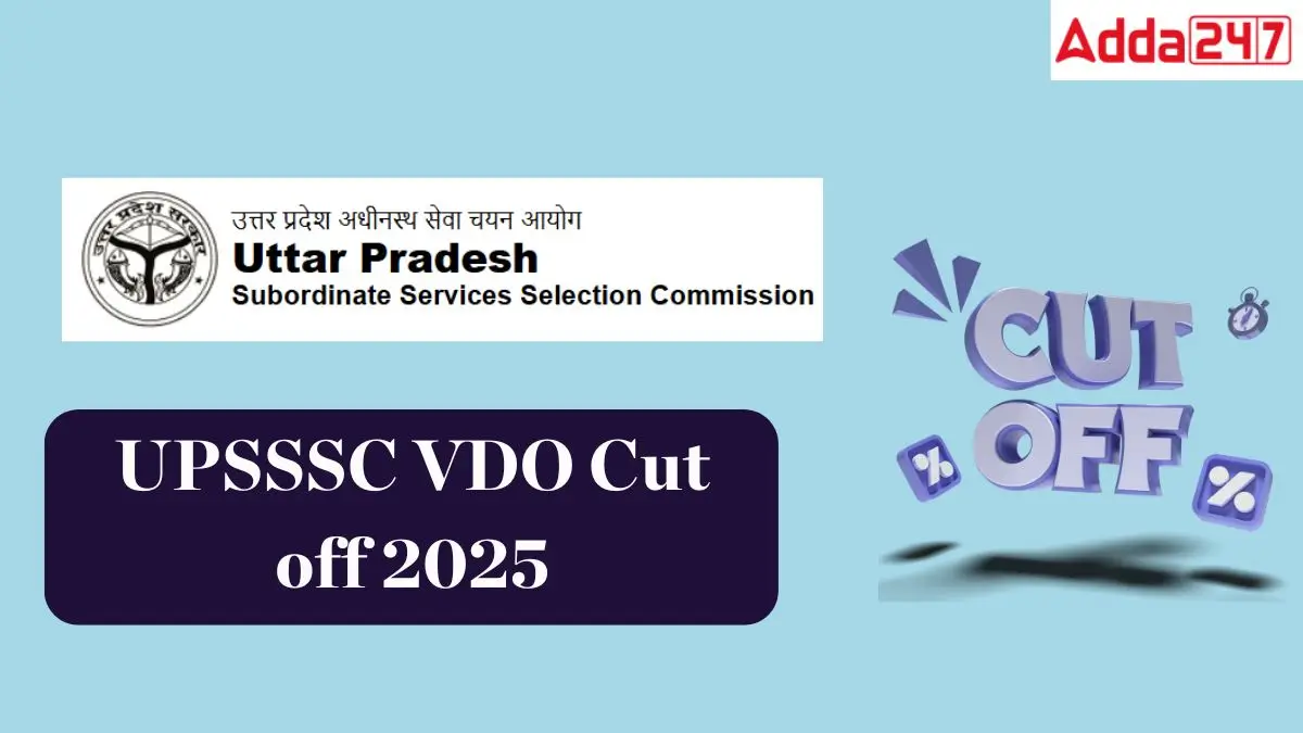 UPSSSC VDO Cut Off 2025