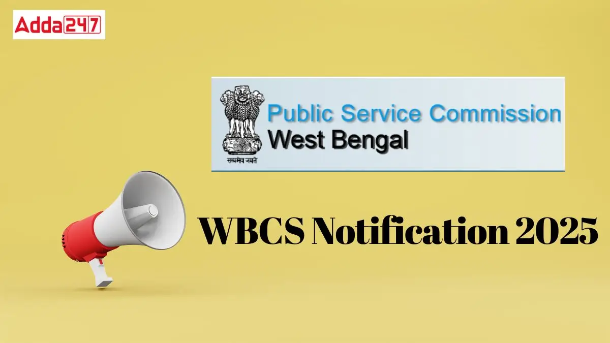 WBCS Notification 2025