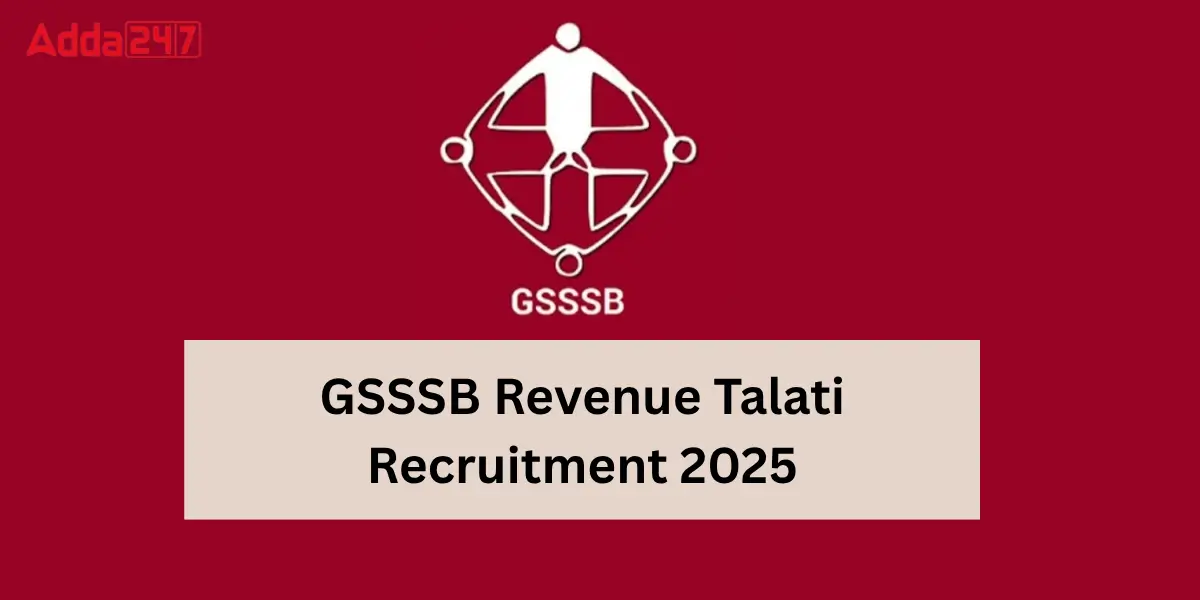 GSSSB Revenue Talati Recruitment 2025