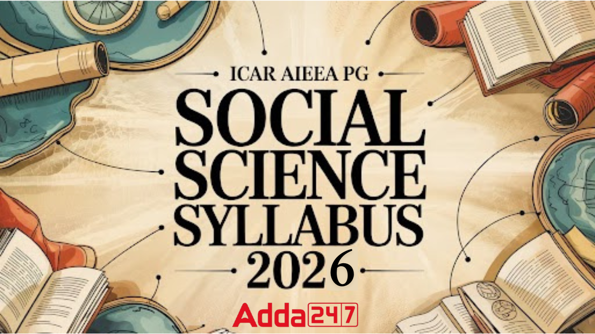 ICAR AIEEA PG Social Science Syllabus 2026