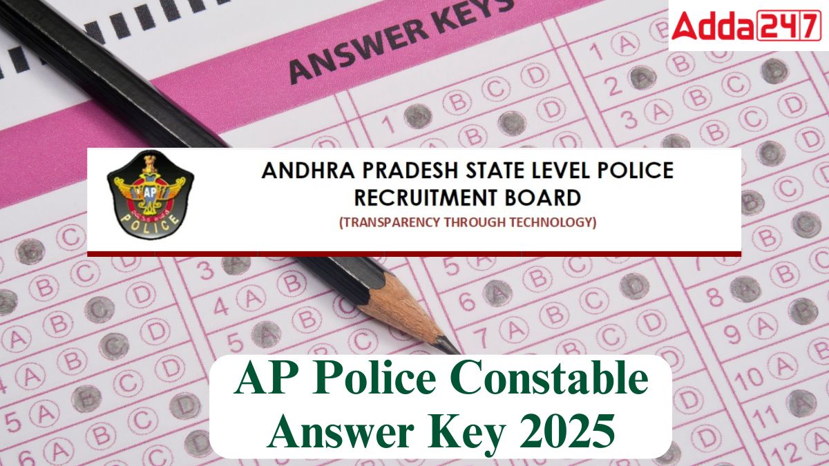 AP Police Constable Final Answer Key 2025