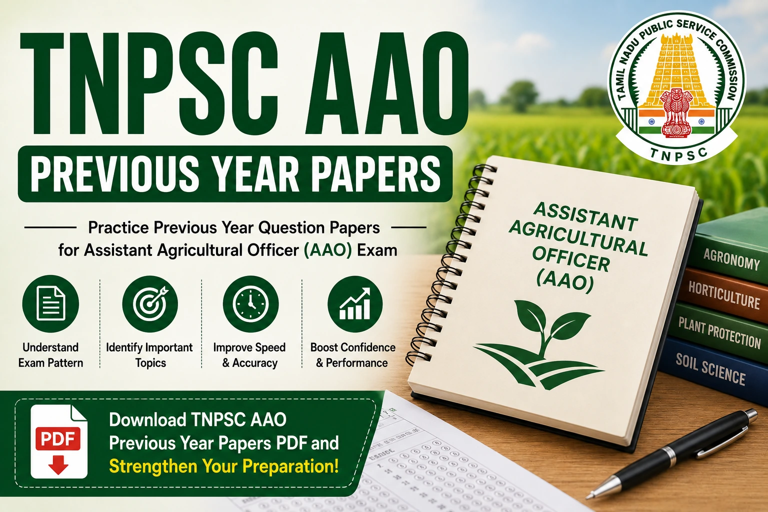 TNPSC AAO Previous Year Question Papers