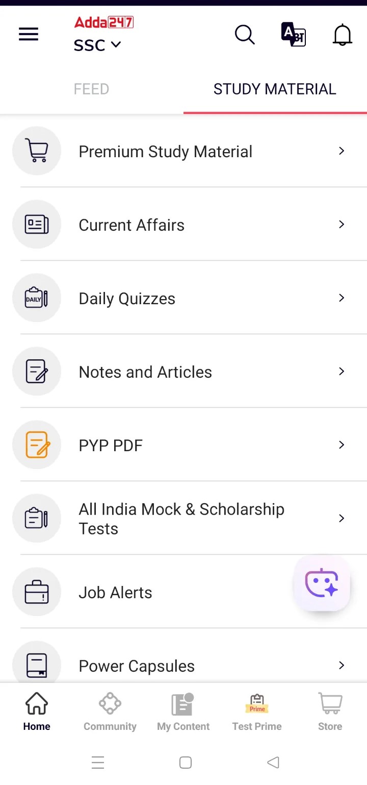 Best Mobile App for SSC CGL Preparation: Adda247_6.1