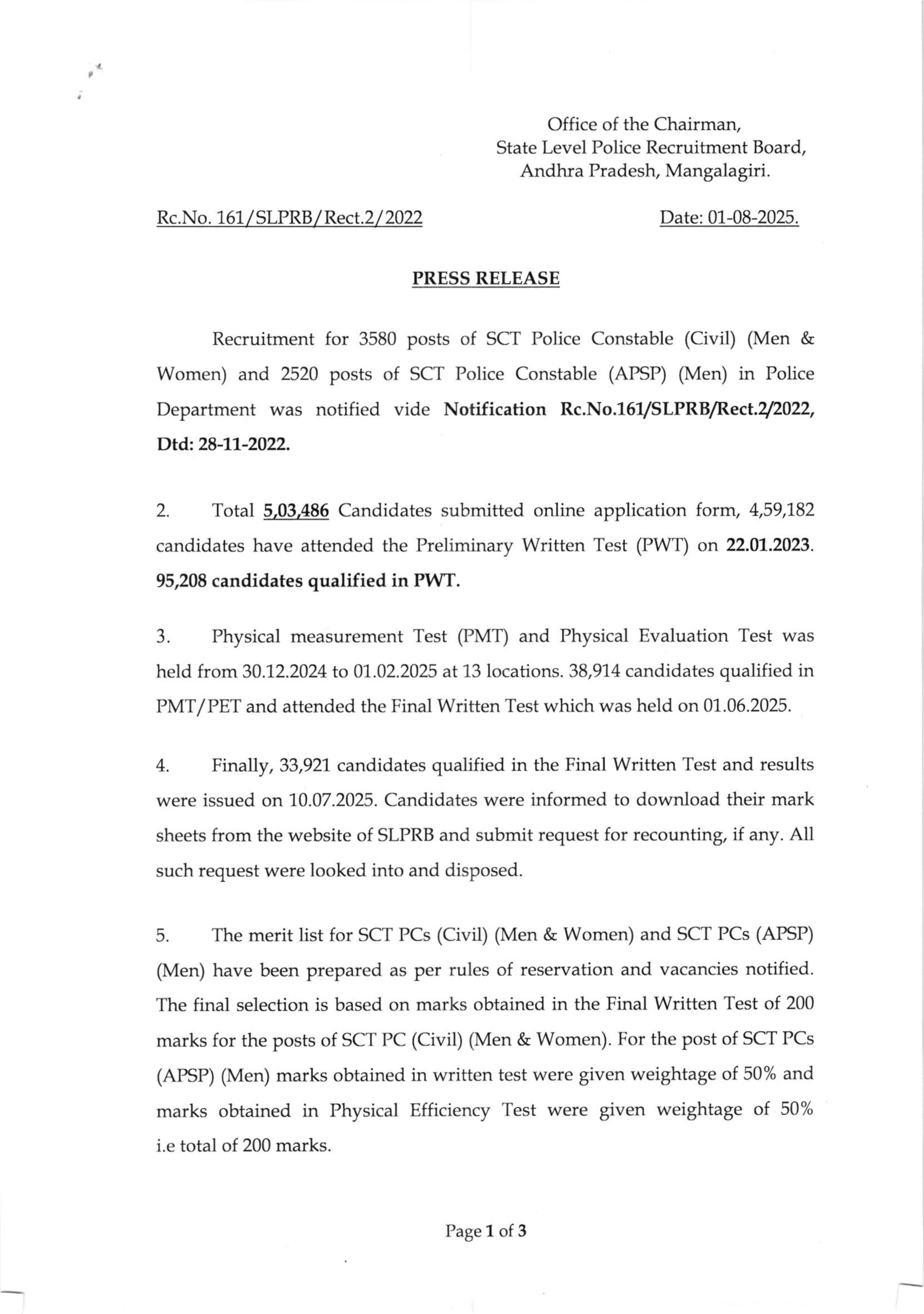 AP Police Constable Result 2025 Out @slprb.ap.gov.in, Download Final Result PDF_4.1