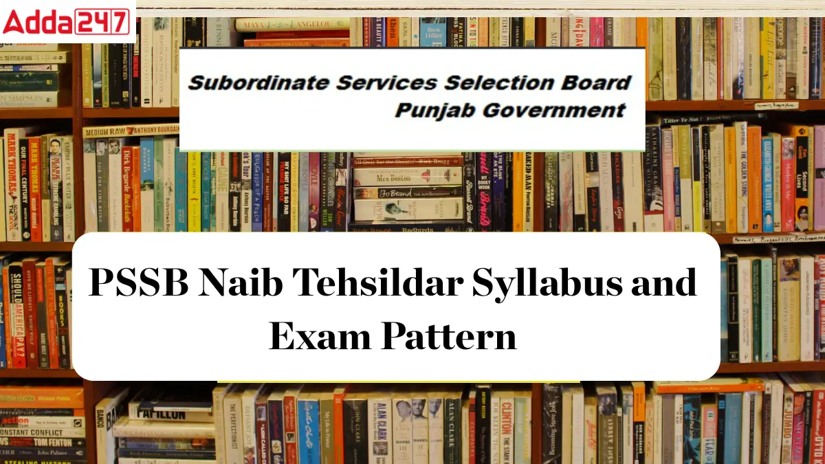 PSSSB Naib Tehsildar Syllabus