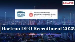 Hartron DEO Vacancy 2025