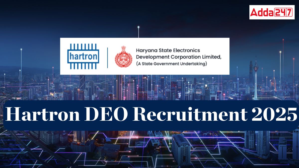 Hartron DEO Vacancy 2025