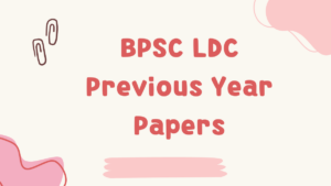 BPSC LDC Previous Year Papers