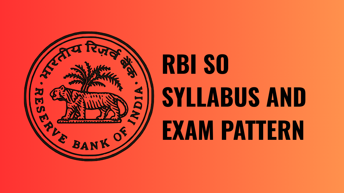 RBI SO SYLLABUS AND EXAM PATTERN 2026