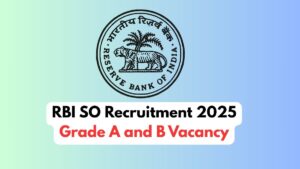 RBI SO Recruitment 2025