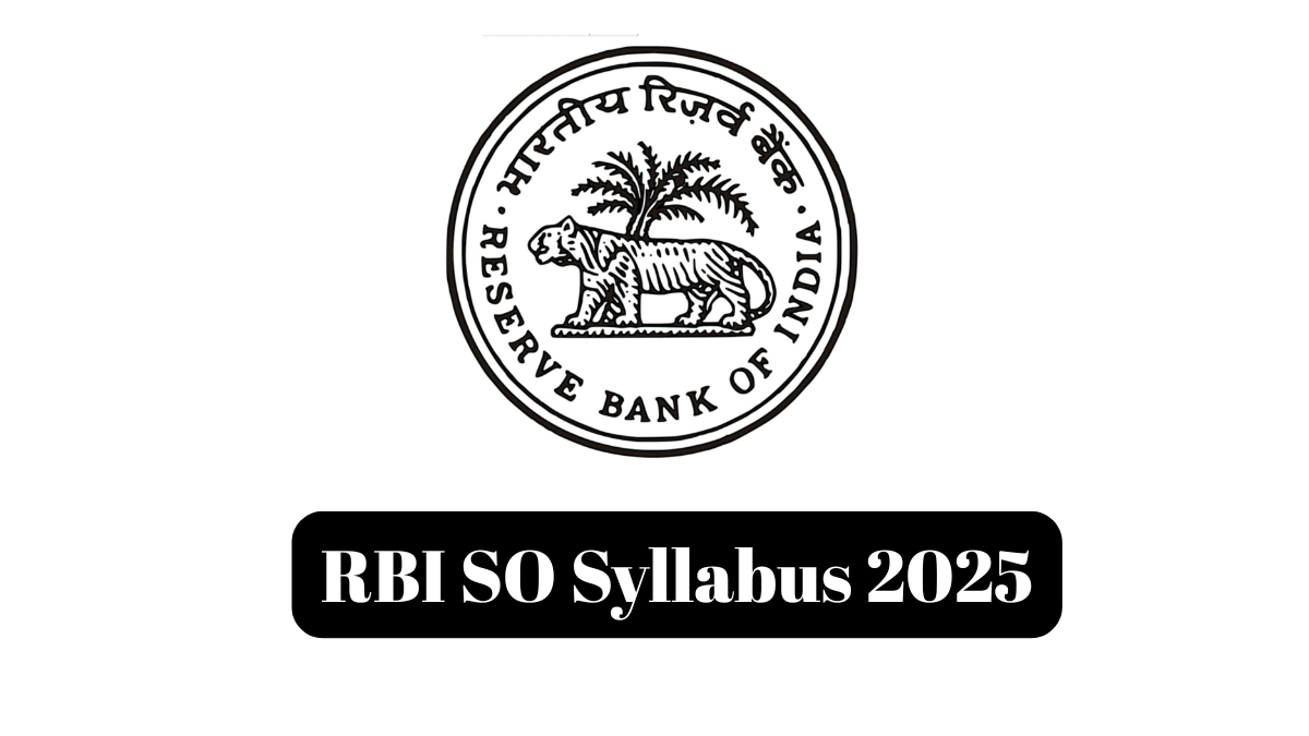 RBI SO Syllabus