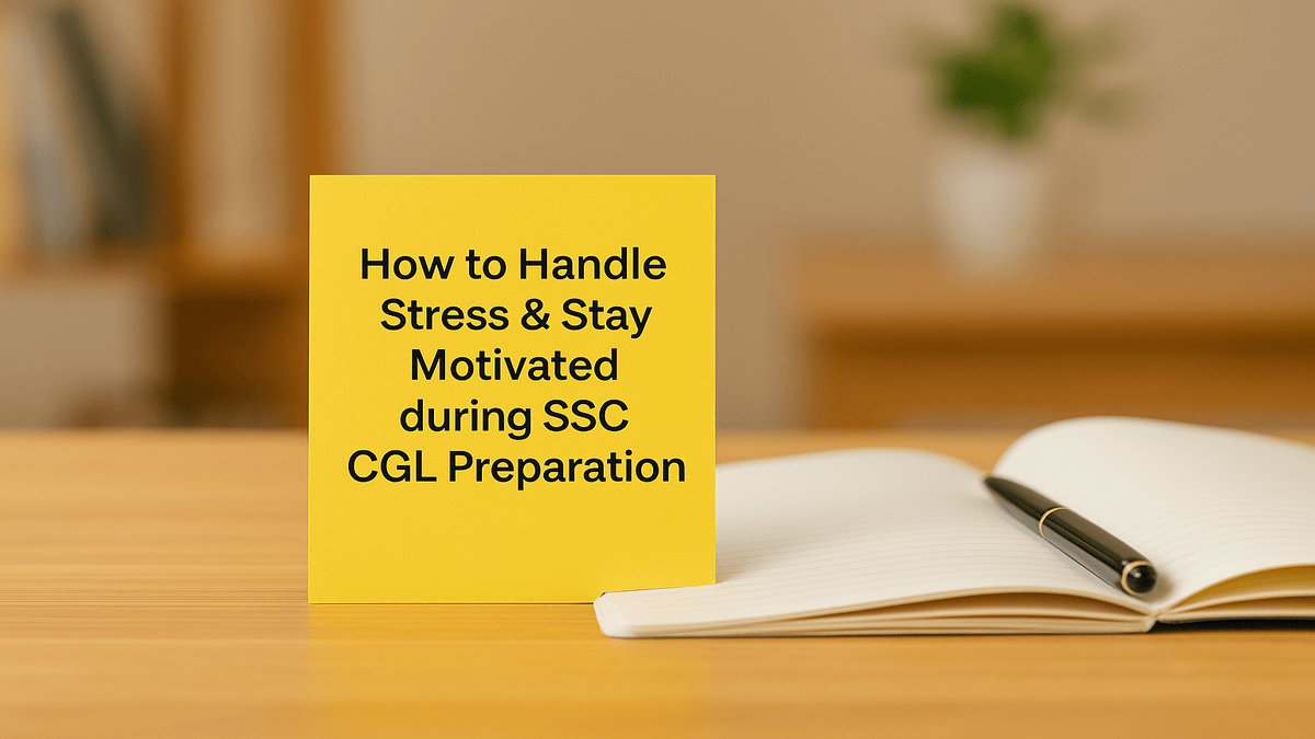 How to Handle Stress and Stay Motivated During SSC CGL Preparation