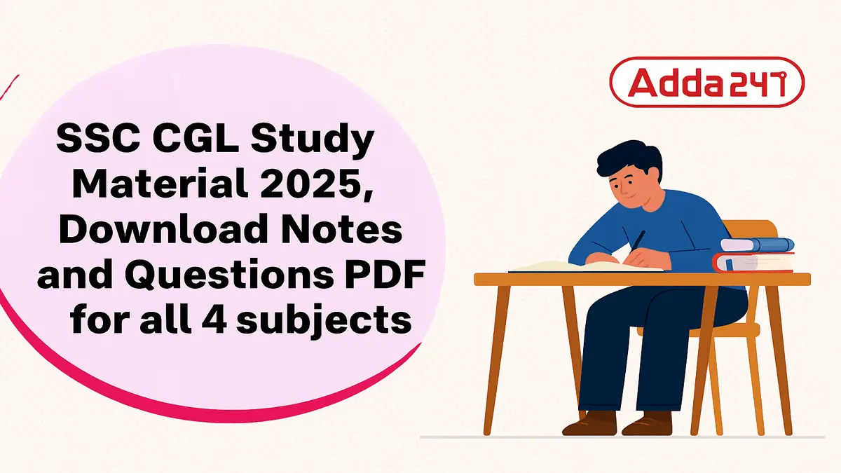 SSC CGL Study Material