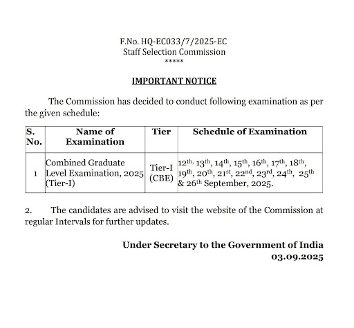 SSC CGL New Exam Date 2025 Out, Check Official Schedule_4.1