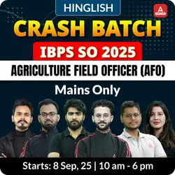 IBPS AFO Mains Batch