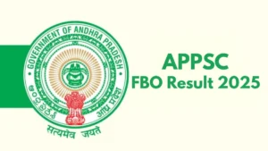 APPSC Forest Beat Officer Result 2025