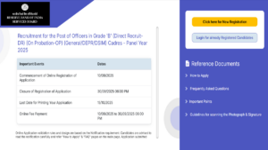 RBI Grade B Apply Online 2025