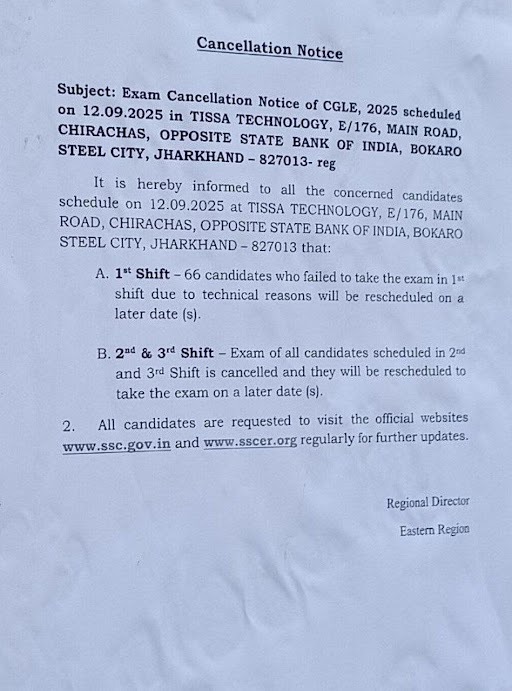 SSC CGL Exam 2025 