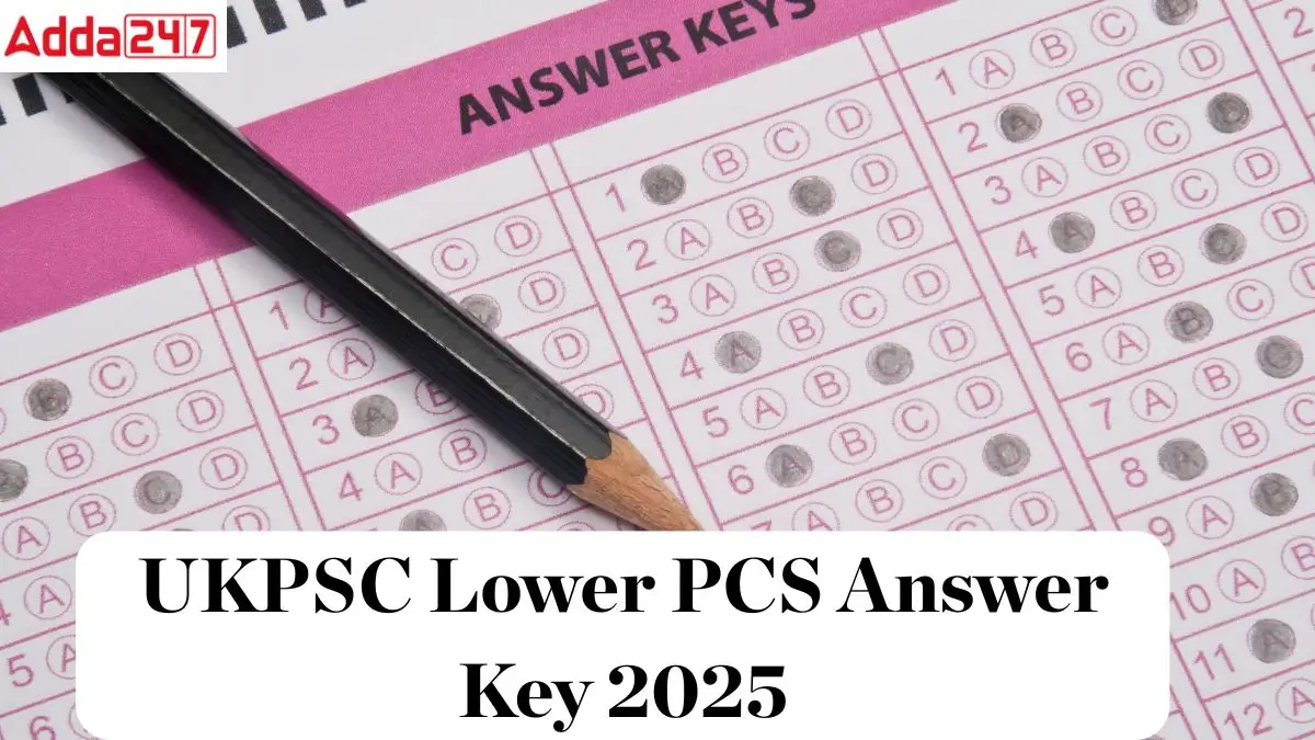 UKPSC Lower PCS Answer Key 2025