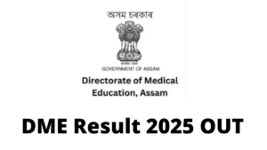DME Non Technical Result 2025
