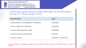 IBPS RRB PO Apply Online 2025