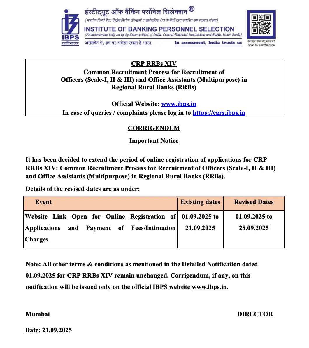 IBPS RRB PO Apply Online 2025 Link, Last Date Extended to Apply for 8022 Posts_4.1