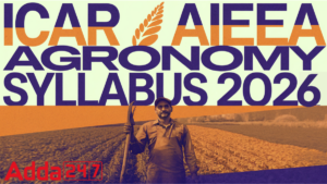 ICAR AIEEA PG Agronomy Syllabus 2026