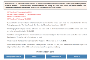 Allahabad High Court Scorecard 2025