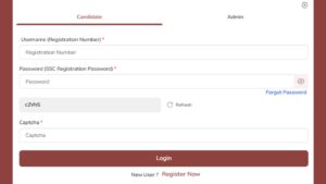 SSC CHSL 2025 Slot Selection