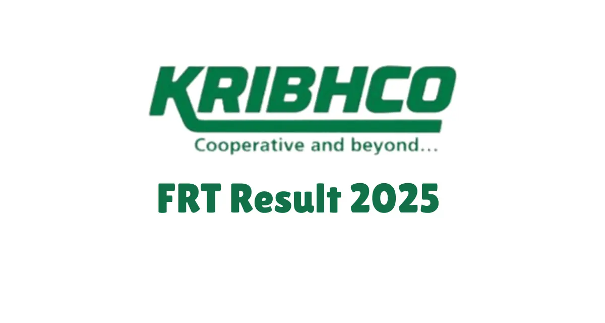 KRIBHCO FRT Result 2025