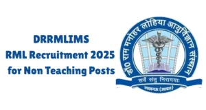 RML Recruitment 2025