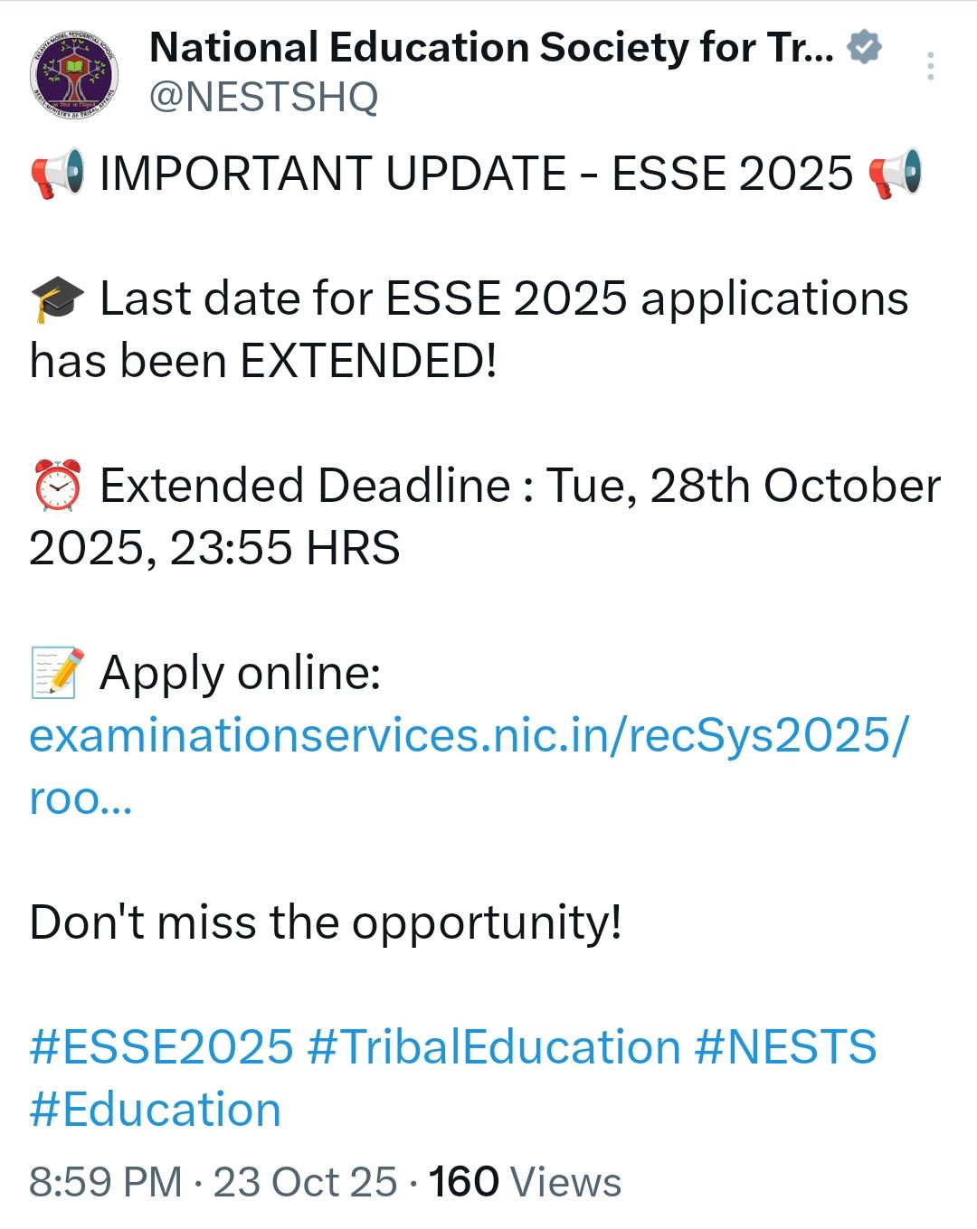EMRS Apply Online 2025