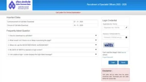 Indian Overseas Bank SO Admit Card 2025 Out, Download Call Letter