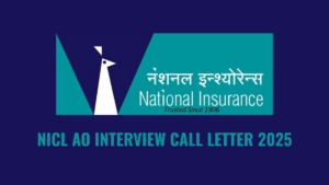 NICL AO Interview Call Letter 2025