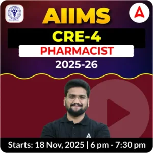 AIIMS CRE Pharmacist Syllabus and Exam Pattern 2025_3.1