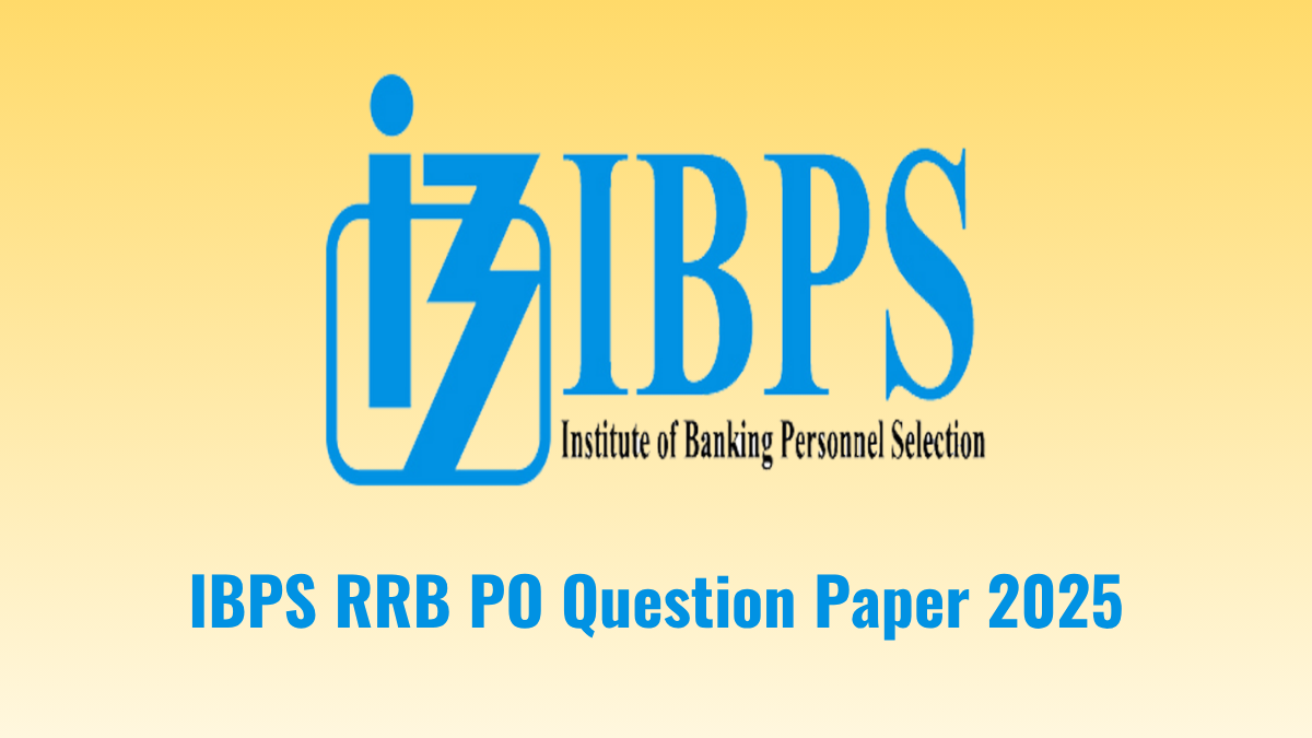 IBPS RRB PO Question Paper 2025