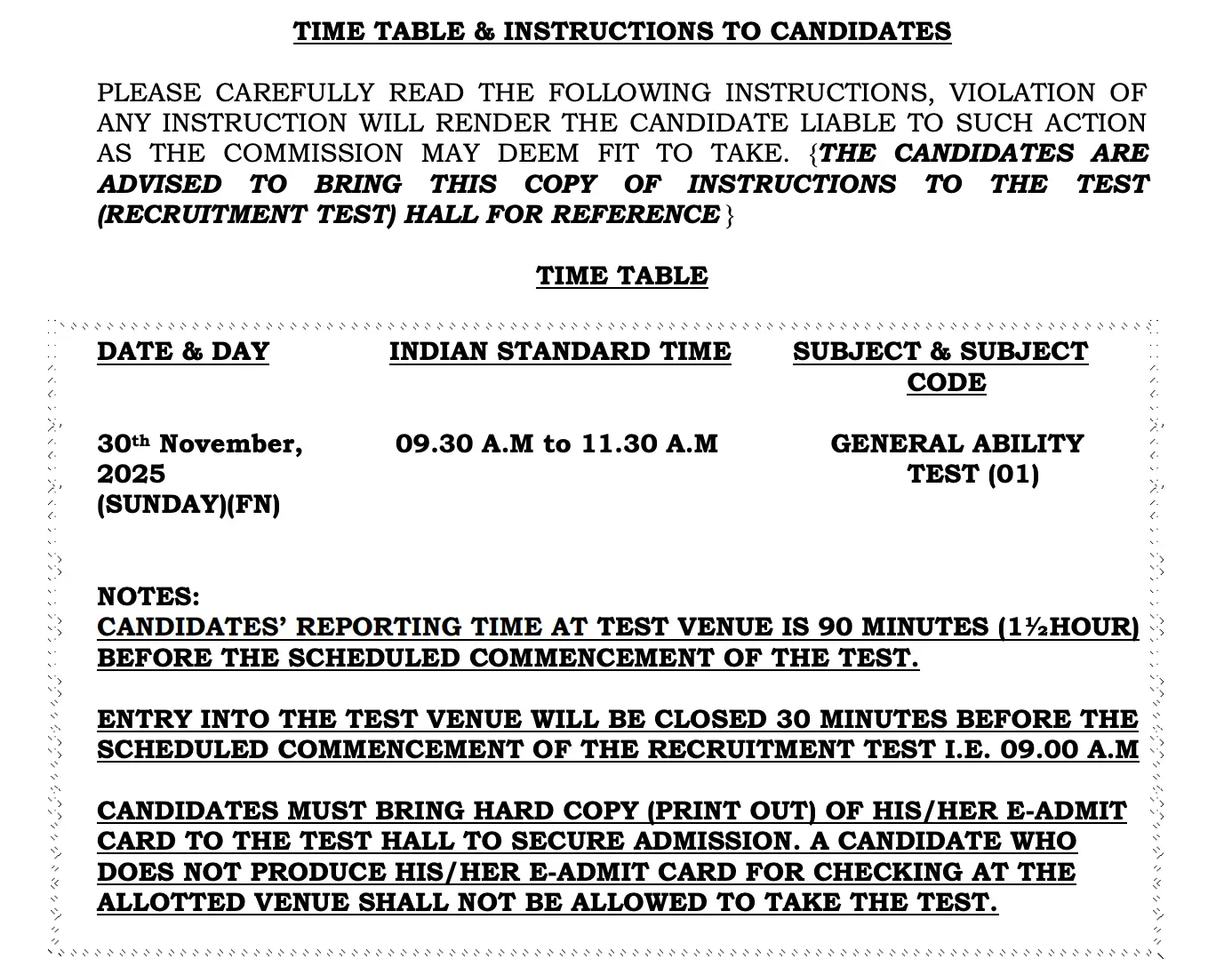 UPSC EPFO Admit Card 2025 Out, EPFO APFC Download Hall Ticket Link Active_3.1