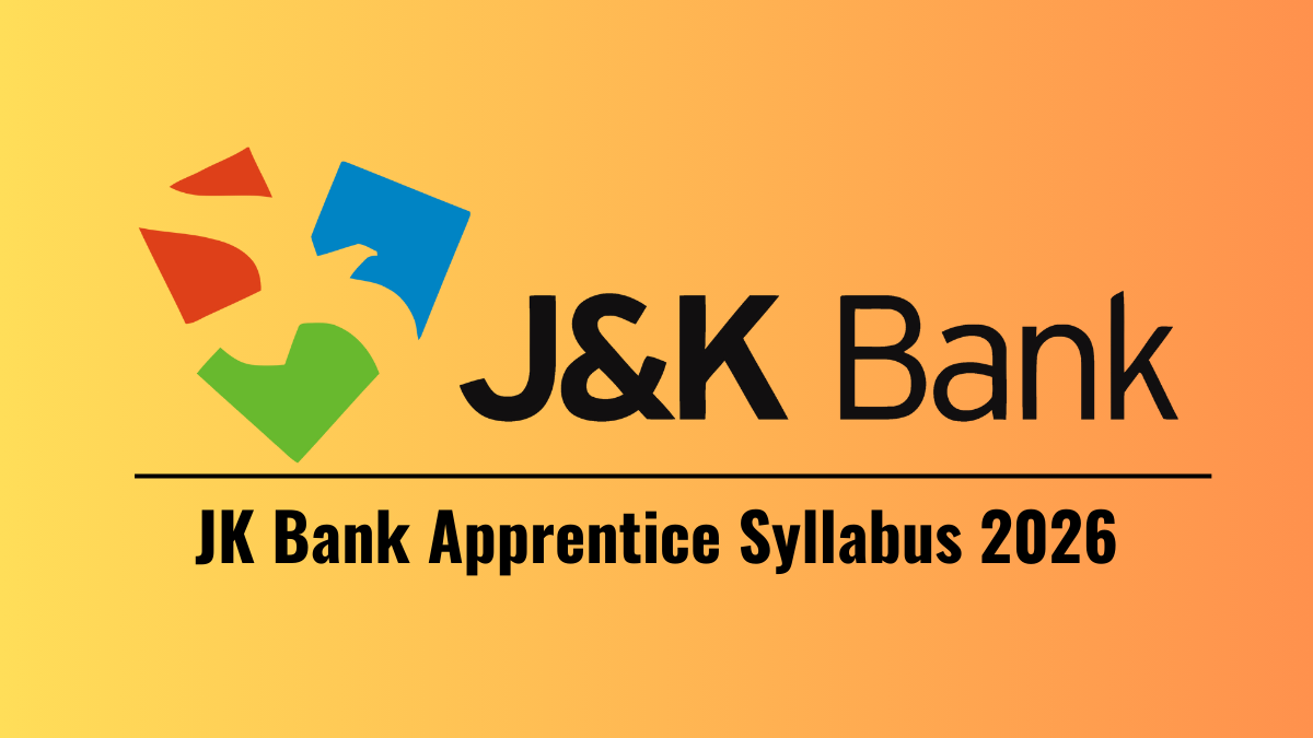 JK Bank Apprentice Syllabus 2026